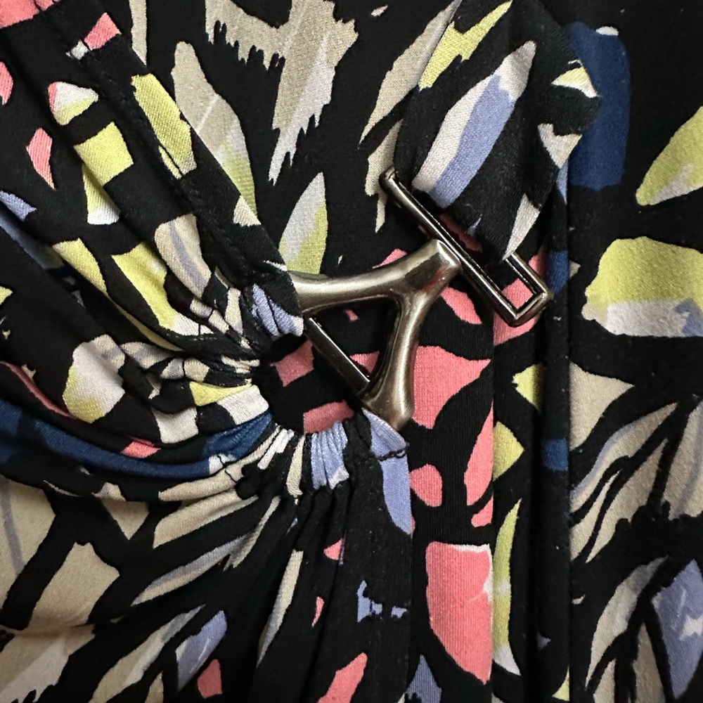 Alfani Multicolor Floral Dress Plus Size - Picture 2 of 5